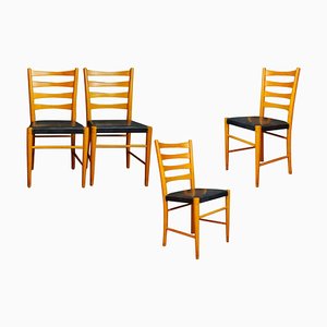 Teak Stühle von Gemla Fabrikers, 1950er, 4er Set
