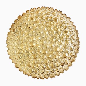 Glass Bubble Gold Ceiling or Wall Lamp from Helena Tynell, Germany, 1960s
