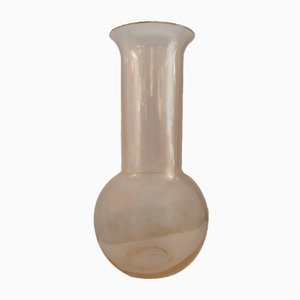 Längliche Vase aus transparentem Glas von Archimede Seguso, 1970er