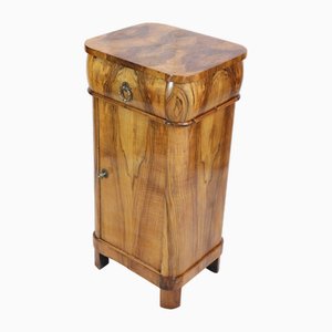 19th Century Walnut Nightstand or Pillar Cabinet