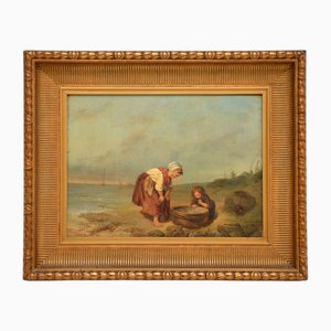 Jan Fabius, Figurative Szene, 1870, Öl auf Leinwand, Gerahmt