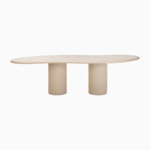 Organic Shaped Natural Plaster Dining Table by Isabelle Beaumont