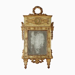 Neoklassischer Spiegel mit vergoldetem Rahmen
