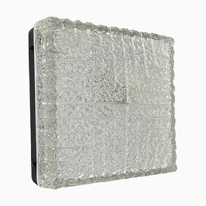 Applique Murale Cubic Vintage en Verre de Glace par RZB Lights, 1970s