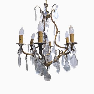 Louis XV Style Gilt Crystal Chandelier