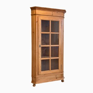 Vintage Corner Cabinet in Spruce