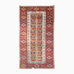 Vintage Unusual Hand Woven Eastern Rug