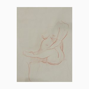 Edoardo Avellino, Sitting Liana Figure, 2020, Dessin sur Papier