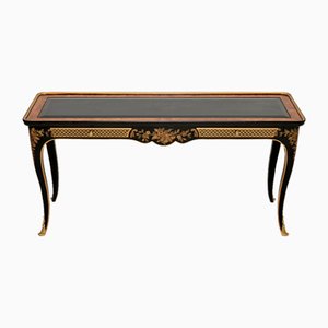 Table Console Vintage Style Chinoiserie Laquée, France, 1970s