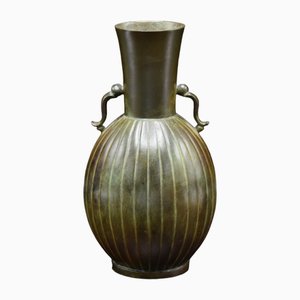 Vase en Bronze de GAB, Suède, 1930s
