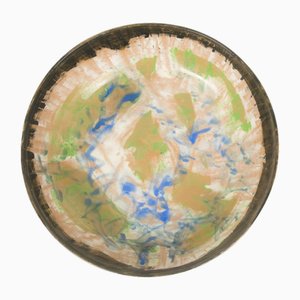 Keramik Teller von Sandro Cherchi für Ceramiche S. Giorgio, 1957