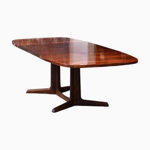Expandable Dining Table in Rosewood, Gudme, Denmark, 1960s, Set of 3