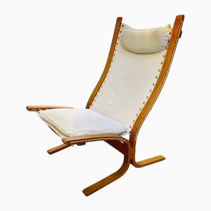 Fauteuil Vintage Scandinave en Teck par Ingmar Relling, 1966