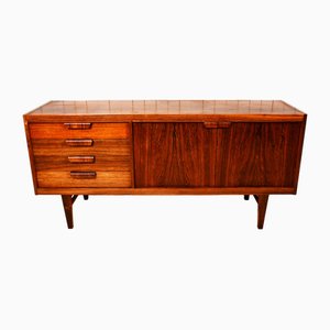 Credenza vintage in jacaranda e betulla, Danimarca, anni '60