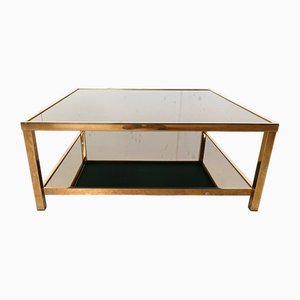 Vintage 23kt Coffee Table from Belgo Chrom / Dewulf Selection, 1970s