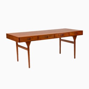 Scrivania Nanna Ditzel vintage in teak, anni '50