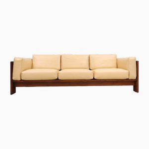 Bastiano Leather Sofa by Tobia & Afra Scarpa for Gavina, 1950s