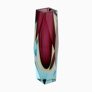 Vintage Sommerso Glass Vase
