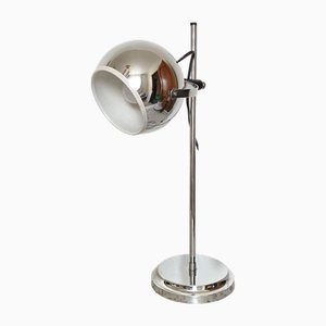Lampe de Bureau Eyball Space Age en Chrome par Goffredo Reggiani, 1960s