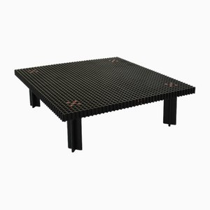 1st Edition Kyoto Coffee Table in Black Lacquer by Gianfranco Frattini for Ghianda, Italy, 1974