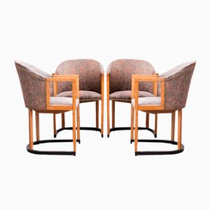 Secessionist Chairs by Wilhelm Schmidt, Vienna, Austria, 1908, Set of 4