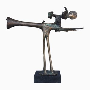 Wim Rijvers, Sculpture Abstraite Moderniste, 1980s, Bronze