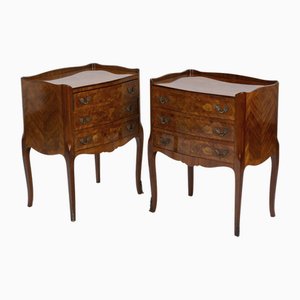 Tables de Chevet Vintage en Tulipwood, Set de 2