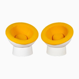 Set of French Fiberglass Sphere Chair, 1960