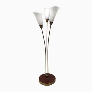 Lampadaire avec 3 Abat-jours, Ancienne Tchécoslovaquie, 1960s