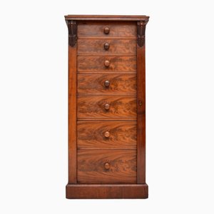 Antique Victorian Wellington Chest of Drawers, 1850