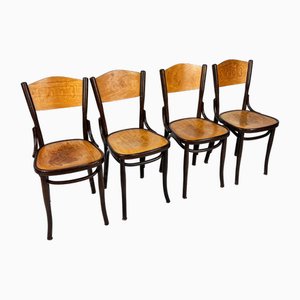 Vintage Dining Chairs from Thonet, 1930s, Set of 4