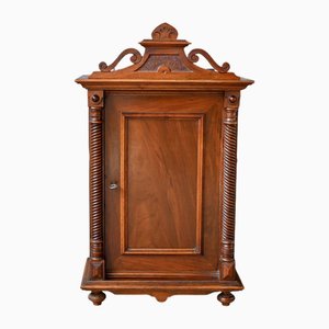 Antique French Dressing Cabinet in Carved Wood, 1890s