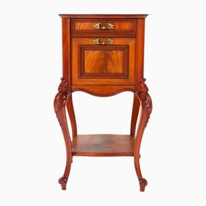 French Louis XV Style Nightstand in Walnut, 1900s