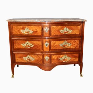 18th Century Louis XV Rosewood and Marquetry Dresser