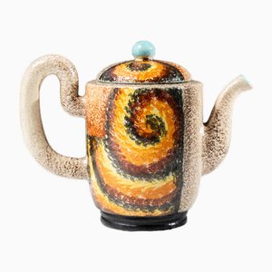 Teapot by Nikolay Diulgheroff and Tullio d'Albisola for Torido Mazzotti, 1930s