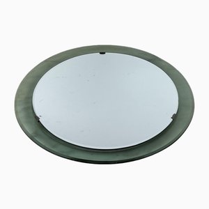 Mid-Century Italian Curved Mirror in the style of Max Ingrand, 1960s