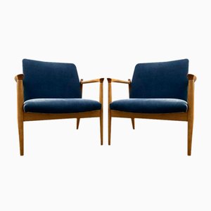 GMF-64 Armchairs by Edmund Homa, 1960s, Set of 2