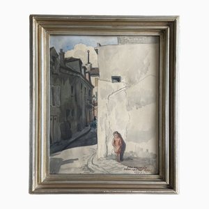 Eric Vasström, Montmartre, Paris, 1937, Aquarelle