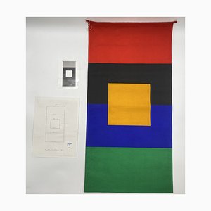 Matt Mullican, Westfälische Kunstverein Flag Artwork, 1992, Tissu