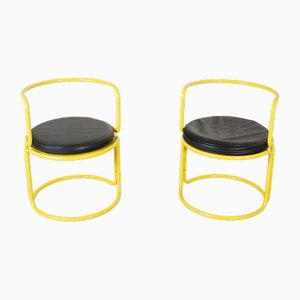 Set of Locus Solar Series Lounge Chairs by Gae Aulenti for Poltronova, Late 1960s