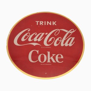 Cartel publicitario Trink Coca Cola - Eiskalt, 1959