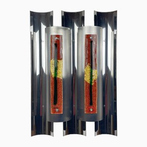 Große Wandlampe von Angelo Brotto für Esperia, Italien, 1970er