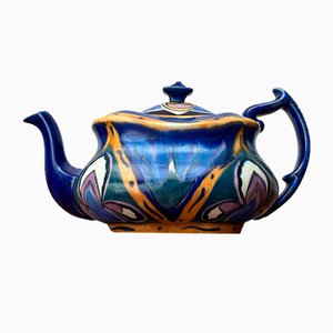 Tetera vintage de cerámica hecha a mano de Carlton Ware, Inglaterra