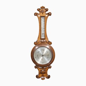 Vintage Oak Barometer, 1890s