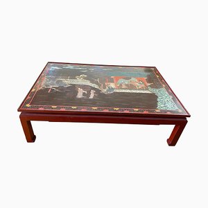 Large 18th Century Coromandel Screen Chinese Coffee Table