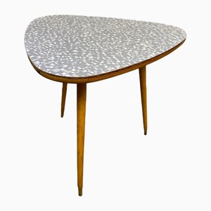 Kidney Table with Gray and White Formica Top from Ilse