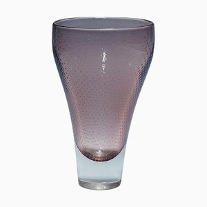 Art Glass Vase by Gunnel Nyman for Nuutajarvi Notsio