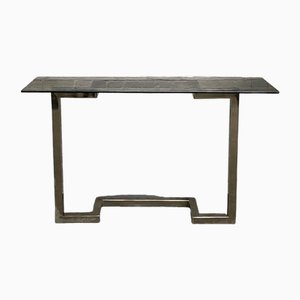 Belgo Chrom Style Console Table, 1980s