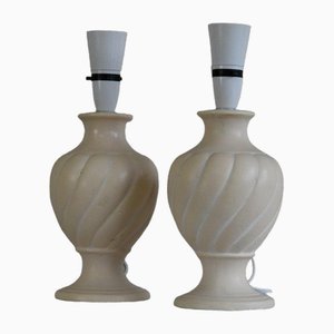 Lámparas de mesa de cerámica. Juego de 2