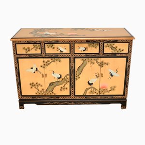 Chinese Style Lacquered Chinoiserie Sideboard, 1970